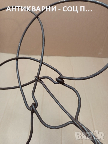 Соц Стара Българска Тупалка За Килими. , снимка 4 - Антикварни и старинни предмети - 52794960