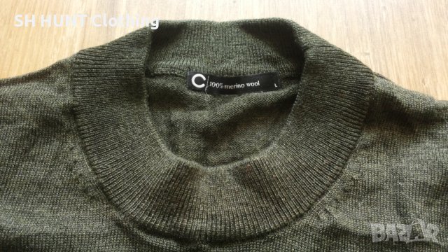 CUBUS AS 100% EXTRA FINE MERINO WOOL размер L за лов риболов туризъм блуза 100% Мерино Вълна - 364, снимка 6 - Блузи - 42785105