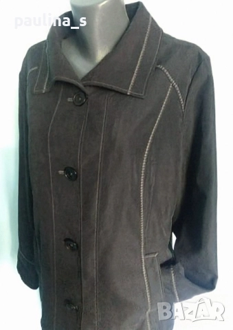 Два различни броя / Винтидж яке тип парка или късо манто, с хастар / голям размер , снимка 13 - Якета - 44989473