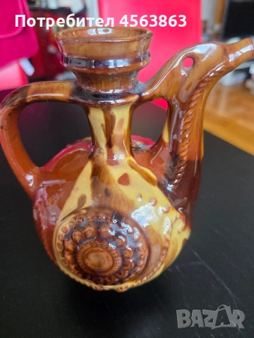 Керамична стомна, снимка 2 - Антикварни и старинни предмети - 54293277