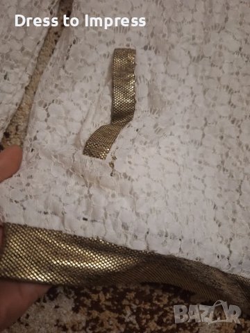 Лятно бяло яке М, снимка 2 - Якета - 50337495