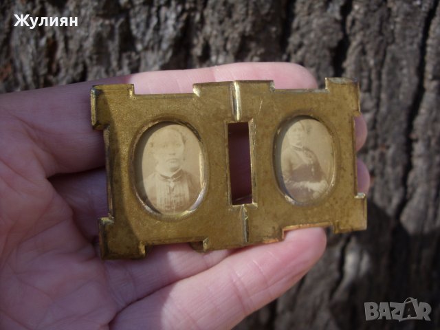 СТАРА ПОЗЛАТЕНА РАМКА ЗА СНИМКИ, снимка 4 - Антикварни и старинни предмети - 34545323