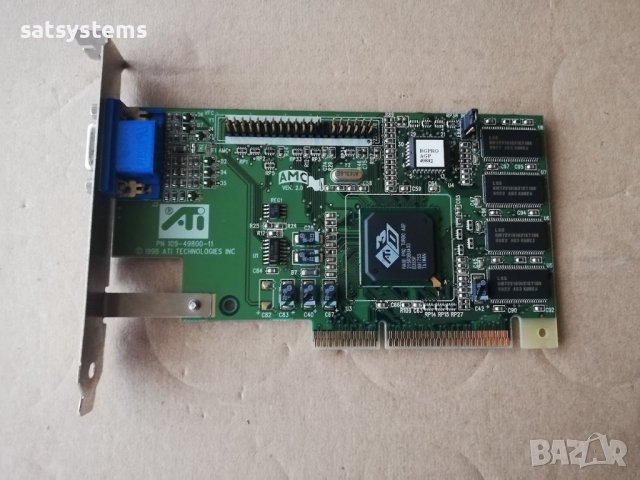Видео карта ATI 3D Rage Pro Turbo 8MB AGP, снимка 1 - Видеокарти - 36663126