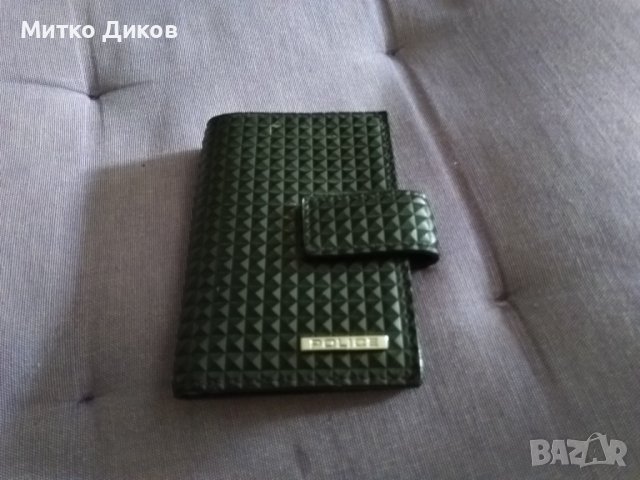 Калъвче Полис кожено за документи -карти-пари и други ново 110х75мм, снимка 2 - Портфейли, портмонета - 42247462
