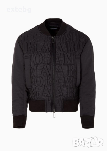 EMPORIO ARMANI оригинално бомбър яке разм.56, снимка 8 - Якета - 52542979