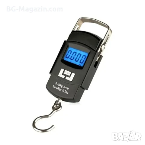 Електронен ръчен дигитален кантар везна за самолетен багаж куфар храна риболов кухненски до 50кг, снимка 12 - Везни - 50921391