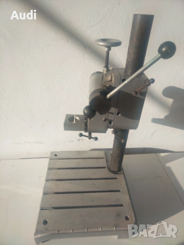 WOLFCRAFT голяма професионална алуминиева фрезова стойка за бормашина Работен ход 60mm, снимка 2 - Бормашини - 54333505