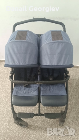 Детска количка за близнаци Peg Perego book for two - Пег Перего, снимка 7 - Детски колички - 51743726
