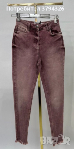 Модерни дамски дънкови  прилепнали панталони с висока талия, снимка 3 - Дънки - 44509964