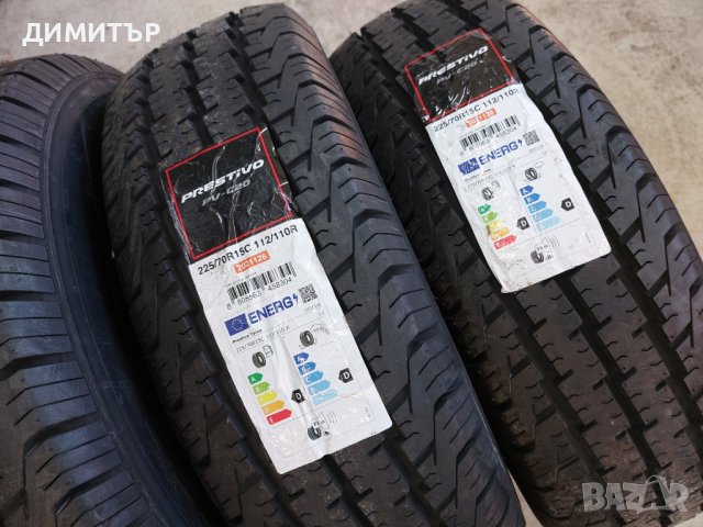 4 бр.нови летни гуми Prestivo 225 70 15C Цената е за брой!, снимка 3 - Гуми и джанти - 44446796