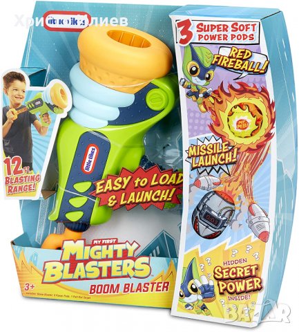 Пистолет Бластер 3 Меки Изстрелващи Безопасни Топки Little Tikes, снимка 7 - Други - 39375304