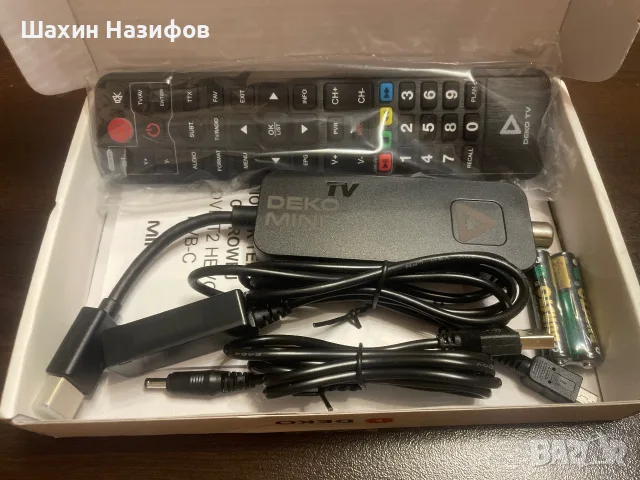 Декодер тунер TV HD DVB-T2 нов, снимка 2 - Приемници и антени - 55838984