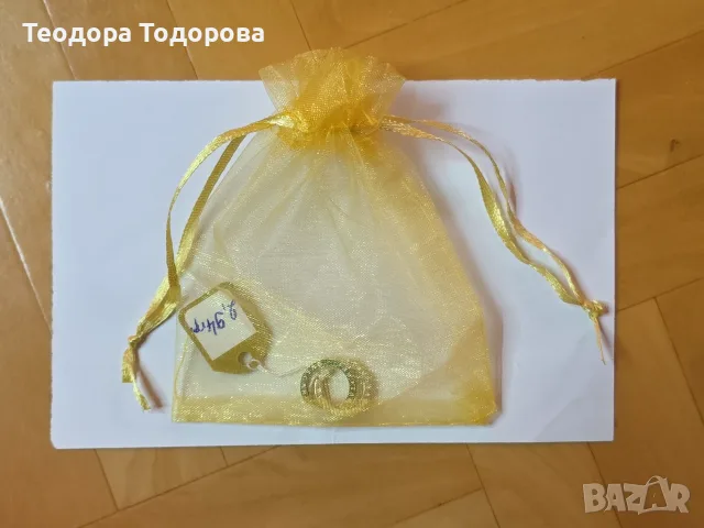 Златни обеци Булгари 2.94гр 14к