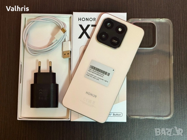 КАТО НОВ! Honor X7d 256GB / 8GB RAM / Desert Gold