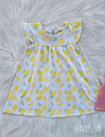 Детска рокля с лимони 18-24 месеца