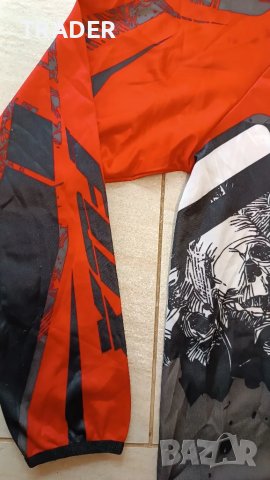 ветровка, джърси, тениска с дълъг ръкав блуза мотокрос колоездене МТВ маунтинбайк FOX, снимка 7 - Спортни дрехи, екипи - 37762499