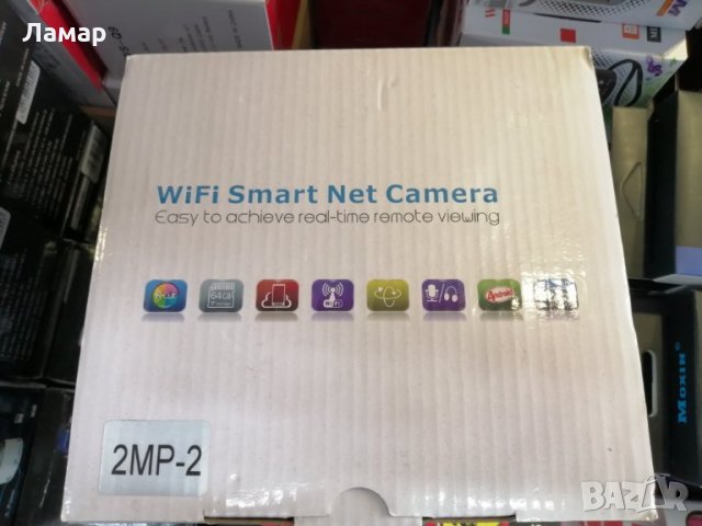 WiFi безжична IP камера 2MP FULL HD 1080P нощно виждане 360, снимка 7 - IP камери - 29256598