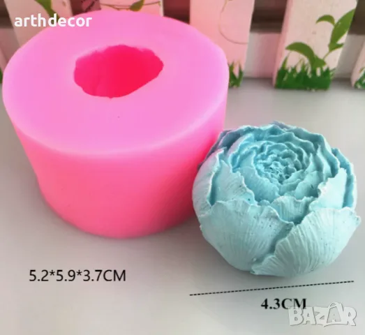 Силиконови молдове / калъпи цветя, снимка 11 - Други - 56307905