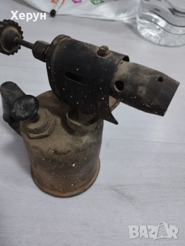 Стара бензинова Горелка, снимка 2 - Антикварни и старинни предмети - 51420092