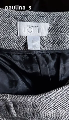 Сезонен Пола-панталон / панталон с широки крачоли с хастар "Loft" / Ann Taylor, снимка 8 - Панталони - 16717989