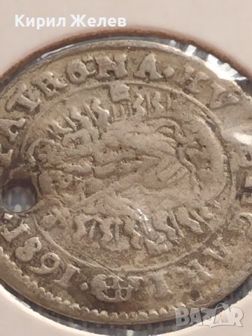Сребърна монета 6 кройцера 1681г. Леополд първи Кремниц Унгария 24939, снимка 12 - Нумизматика и бонистика - 42871622