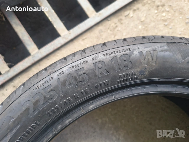 225 45 18 летни гуми 2бр. Continental EcoContact 6  , снимка 10 - Гуми и джанти - 54294398