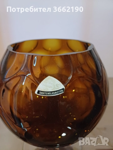 Кристална чаша за декорация, снимка 2 - Декорация за дома - 52761833