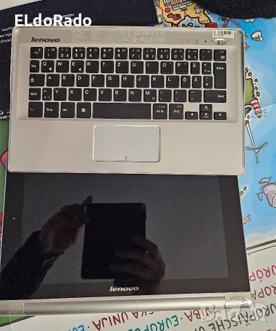 таблет lenovo с безжична клавиатура 