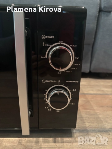 Микровълнова фурна METEOR | С грил, снимка 3 - Микровълнови - 52840758