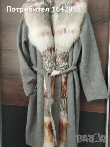 Палто е естествен косъм XL