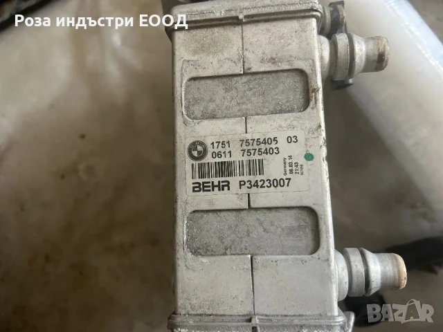 интеркулер BMW 1751 7575405  F06 F01 F10 F11 F12  , снимка 2 - Части - 50479499