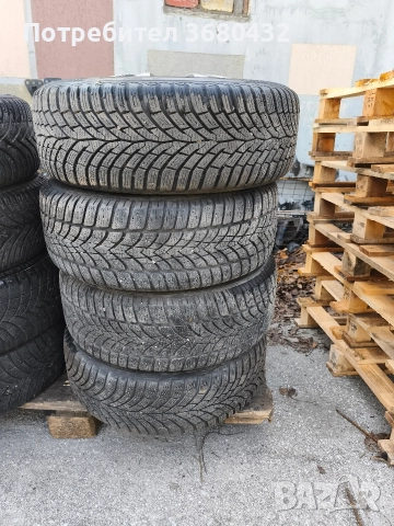 Джанти със зимни гуми 
