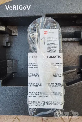 ОРИГИНАЛЕН НОВ Комплект Авто-Компресор с Течна Фаза/Вулканизация за FIAT 500/500C и др.   , снимка 4 - Аксесоари и консумативи - 47574204