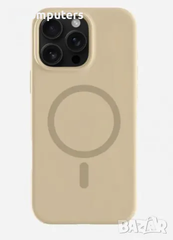 Калъф Liquid Silica MagSafe за iPhone 16 6.1 / Кафе / + Протектор Баркод : 3131521