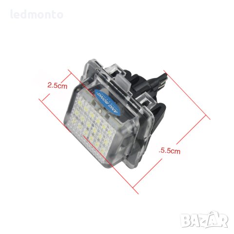 LED Плафони за номера за Mercedes-Benz W204, W221, W222, W212, S212, W216, снимка 7 - Части - 44326553