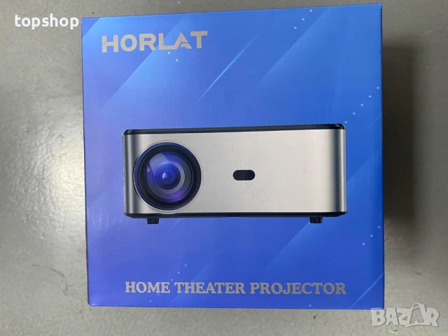 НОВ, ПРОВЕРЕН HORLAT Проектор с 300", 4K, 25000 лумена, оригинален 1080P WiFi Bluetooth проектор..., снимка 10 - Плейъри, домашно кино, прожектори - 50787986