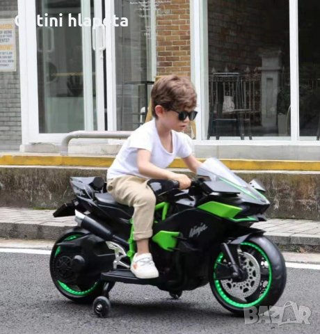 Акумулаторен МОТОР Ninja Duo 12V меки гуми с Кожена седалка, снимка 16 - Детски велосипеди, триколки и коли - 34368493