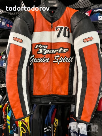 Кожено мото яке HAI GERIKHE PRO SPORTS Safe Max 54-L,всички протектори