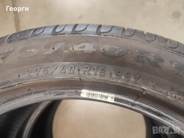 2бр.летни гуми 275/40/18 Pirelli, снимка 5 - Гуми и джанти - 55818009