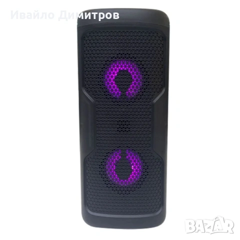 Караоке Bluetooth колона KTS-2222 с безжичен микрофон, снимка 2 - Тонколони - 54218283