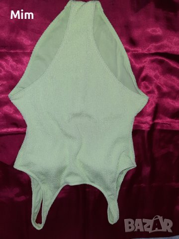 VRS M Зелен еластичен цял бански , снимка 7 - Бански костюми - 40598909