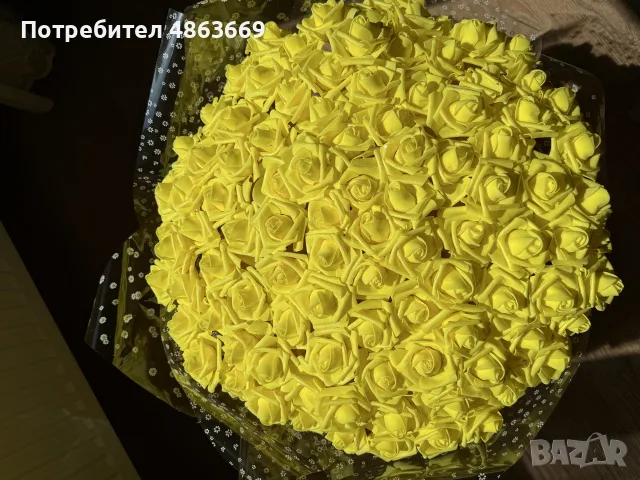 Букет от 101 вечни рози, снимка 2 - Подаръци за жени - 55825224
