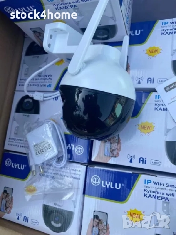 2 Броя Охранителна WiFi КАМЕРА LyLu 6MP Smart Sphere ptz iCSee, снимка 2 - Комплекти за видеонаблюдение - 52287462