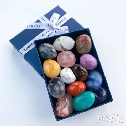 Лот от 14 броя скъпоценни камъни, снимка 6 - Други - 48836319