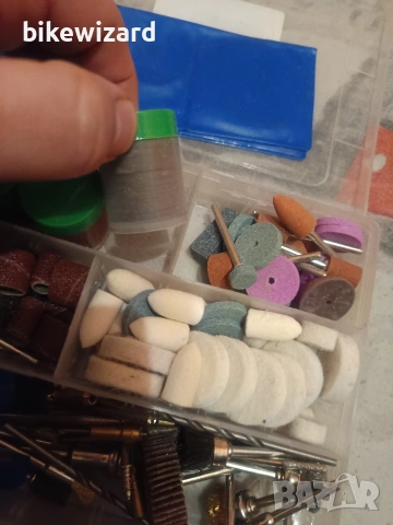 Комплект накрайници за мини машина шлифовъчна / дремел НОВИ, снимка 3 - Други инструменти - 53360353