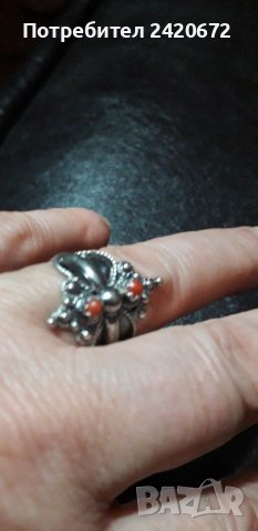 Сребърен пръстен, снимка 1