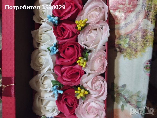 Сапунени цветя, снимка 15 - Изкуствени цветя - 39946525