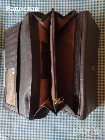 ART- 93 голям портфейл от естествена кожа , снимка 4 - Портфейли, портмонета - 53060870