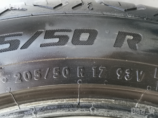 205/50R17 грайфер 7мм-№487, снимка 11 - Гуми и джанти - 44585610