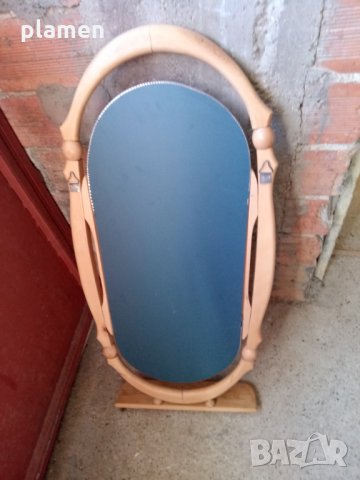 Старо дървено огледало, снимка 6 - Антикварни и старинни предмети - 31755473